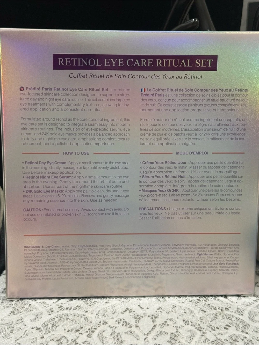 Prédiré Retinol Eye Care Ritual Set